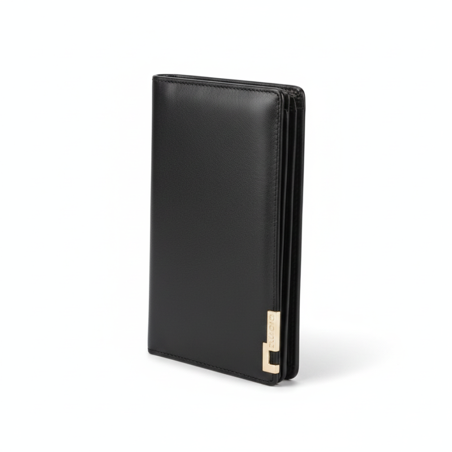 Aurora premium cow leather long wallet
